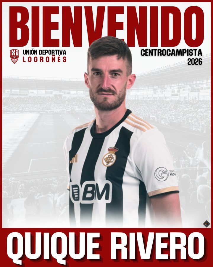 Quique Rivero firma por los riojanos (@UDLogroñes)