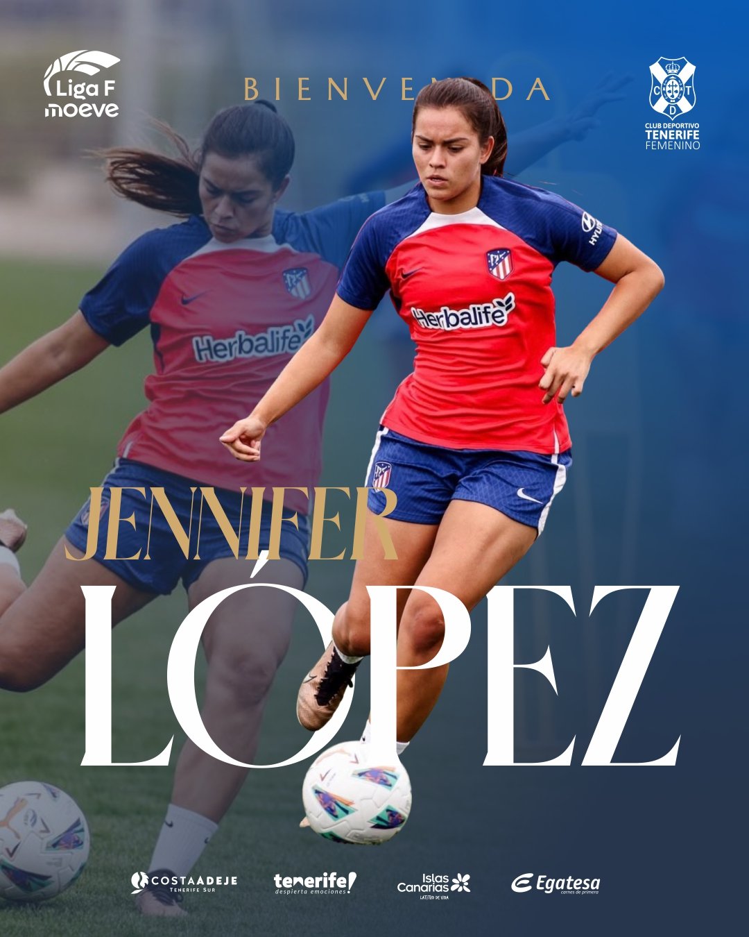 Jennifer López, nueva jugadora blanquiazul (CD Tenerife Femenino)