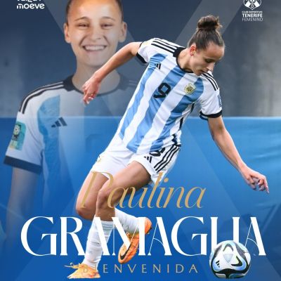 Fichaje de Paulina Gramaglia por las blanquiazules (CEDIDA)