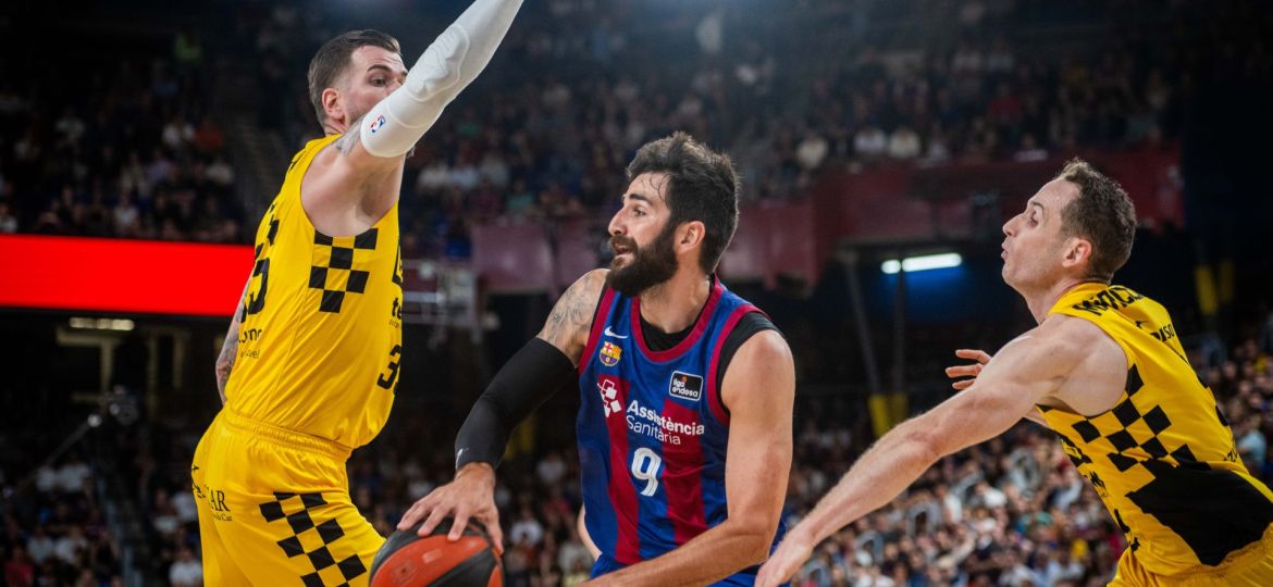 Ricky Rubio jugando contra el CB Canarias (ACB Media)