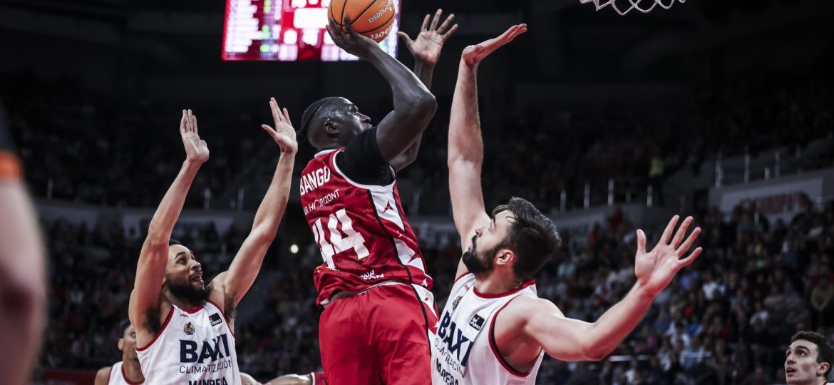 Jilson Bango esta temporada con el Casademont Zaragoza (ACB Media / Esther Casas)