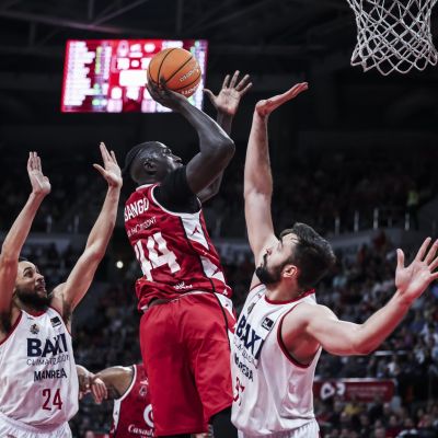 Jilson Bango esta temporada con el Casademont Zaragoza (ACB Media / Esther Casas)