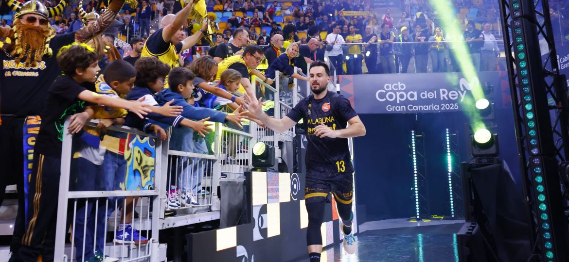 Lluís Costa en la presentación de la Copa del Rey (ACB Media / Emilio Cobos)