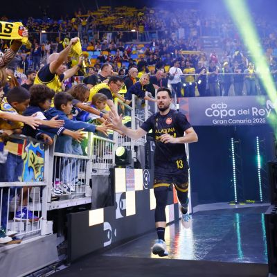 Lluís Costa en la presentación de la Copa del Rey (ACB Media / Emilio Cobos)