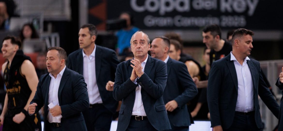 Txus Vidorreta aplaudiendo (ACB Media)