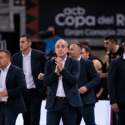 Txus Vidorreta aplaudiendo (ACB Media)