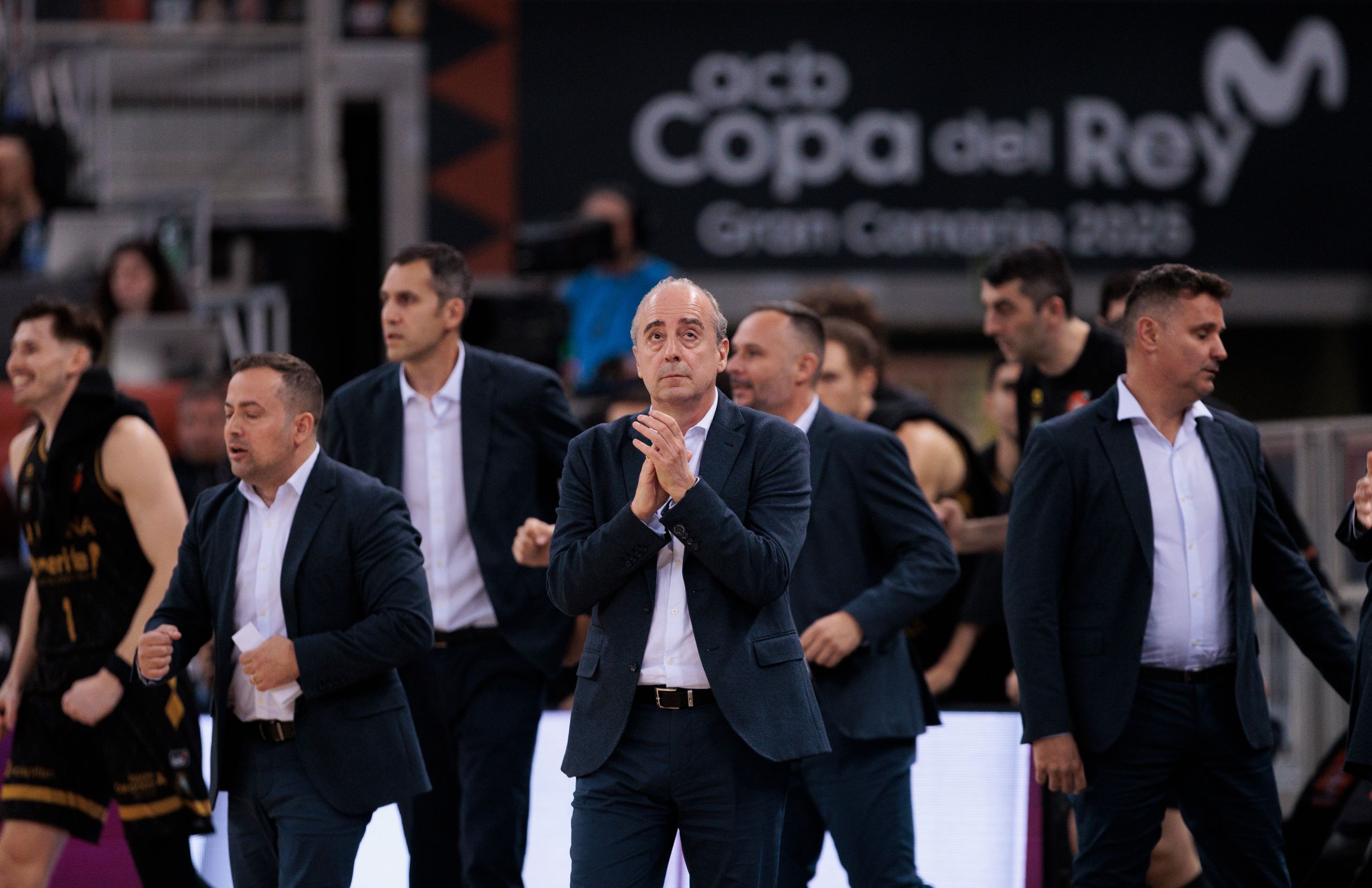 Txus Vidorreta aplaudiendo (ACB Media)