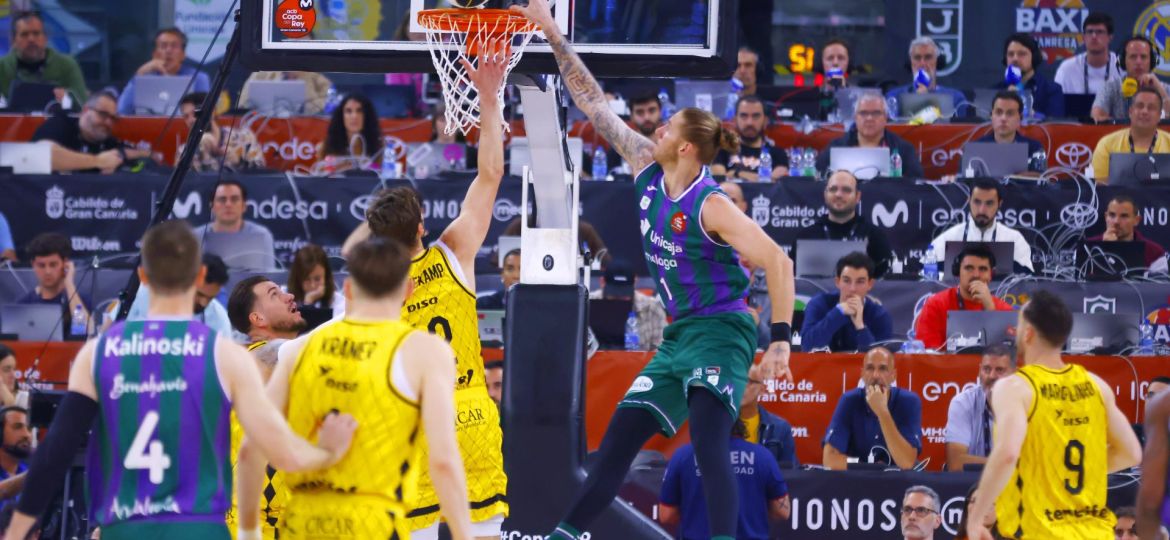 Imagen del Unicaja- La Laguna Tenerife de semifinal Copa ACB (ACB PHOTO)