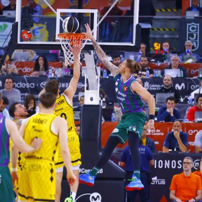 Imagen del Unicaja- La Laguna Tenerife de semifinal Copa ACB (ACB PHOTO)