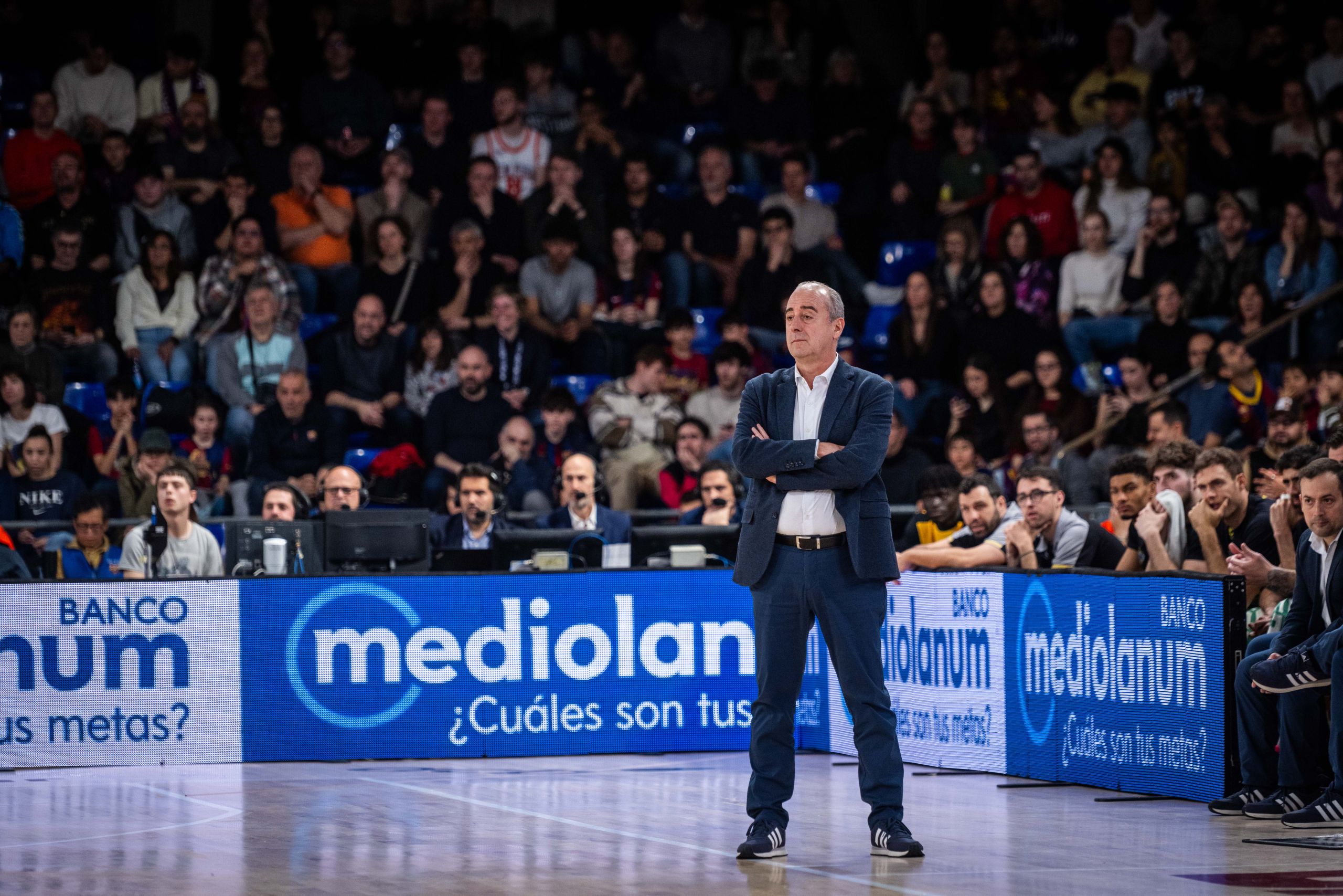 Txus Vidorreta en el Palau (ACB Media / Marc Graupera)