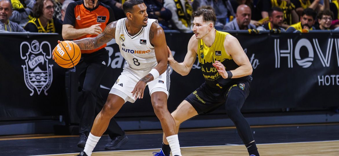 David Krämer en el partido entre los aurinegros y el Real Madrid (ACB Media / Emilio Cobos)