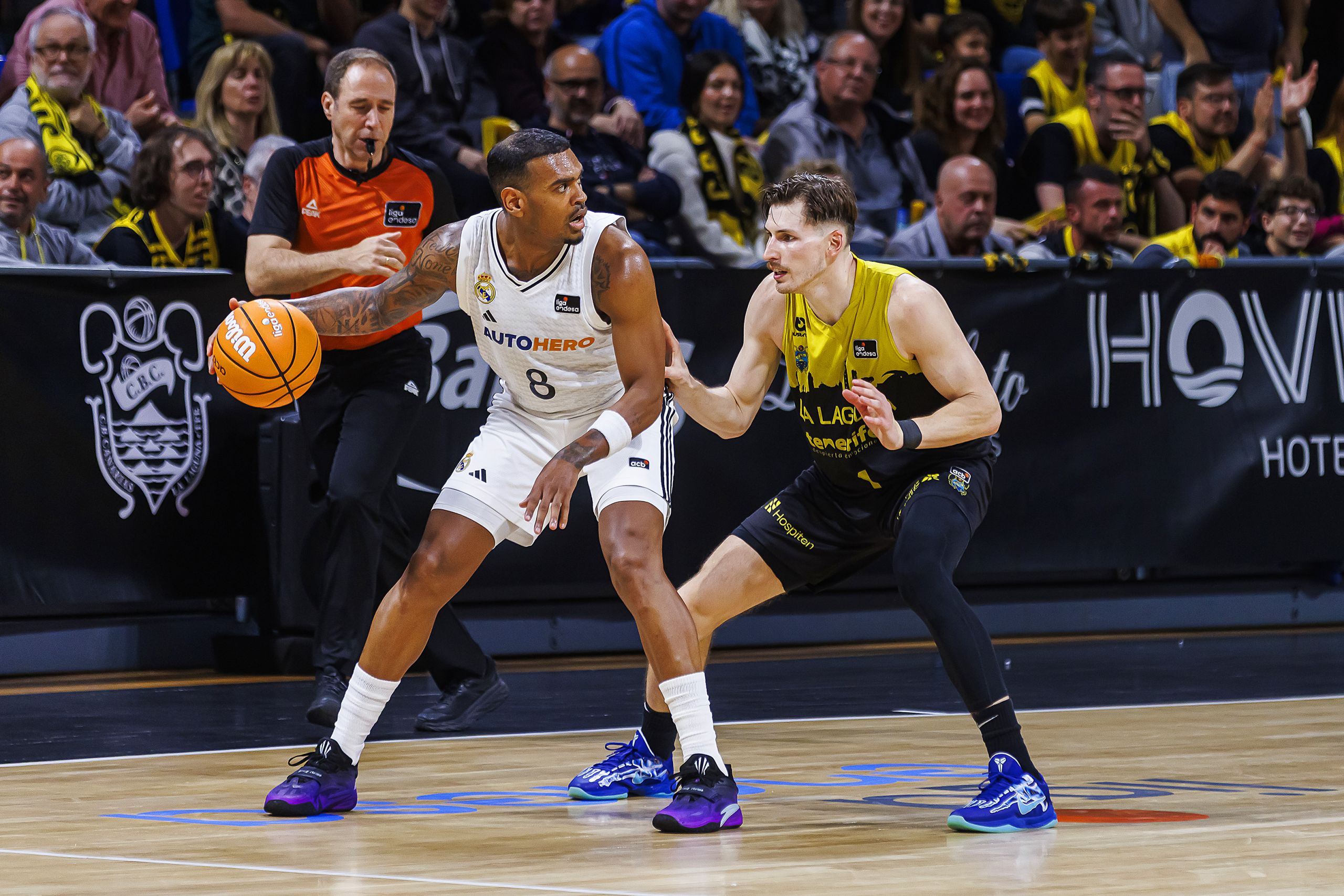 David Krämer en el partido entre los aurinegros y el Real Madrid (ACB Media / Emilio Cobos)