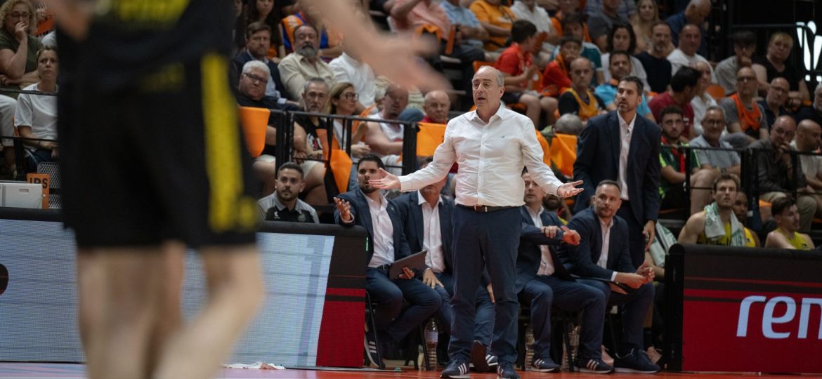 Vidorreta durante el primer partido en Valencia (acb Photo - José Manuel Casares)