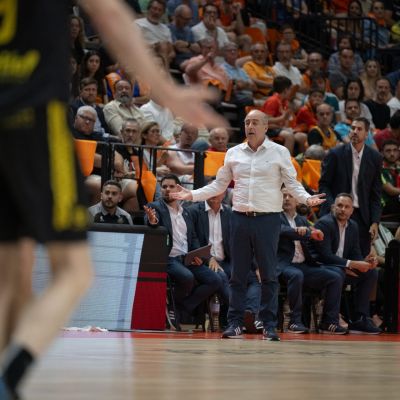 Vidorreta durante el primer partido en Valencia (acb Photo - José Manuel Casares)