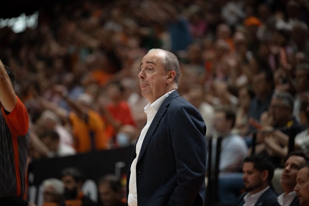 Vidorreta en el segundo partido contra Valencia. (acb Photo - Jose Manuel Casares
