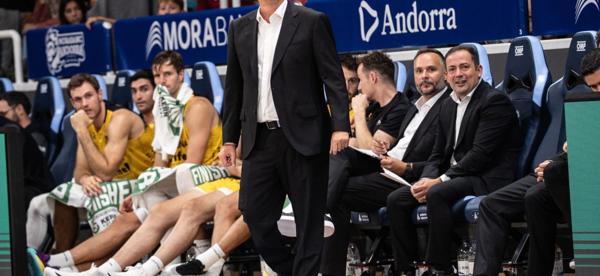 Vidorreta durante el partido en Andorra. (ACB PHOTO)