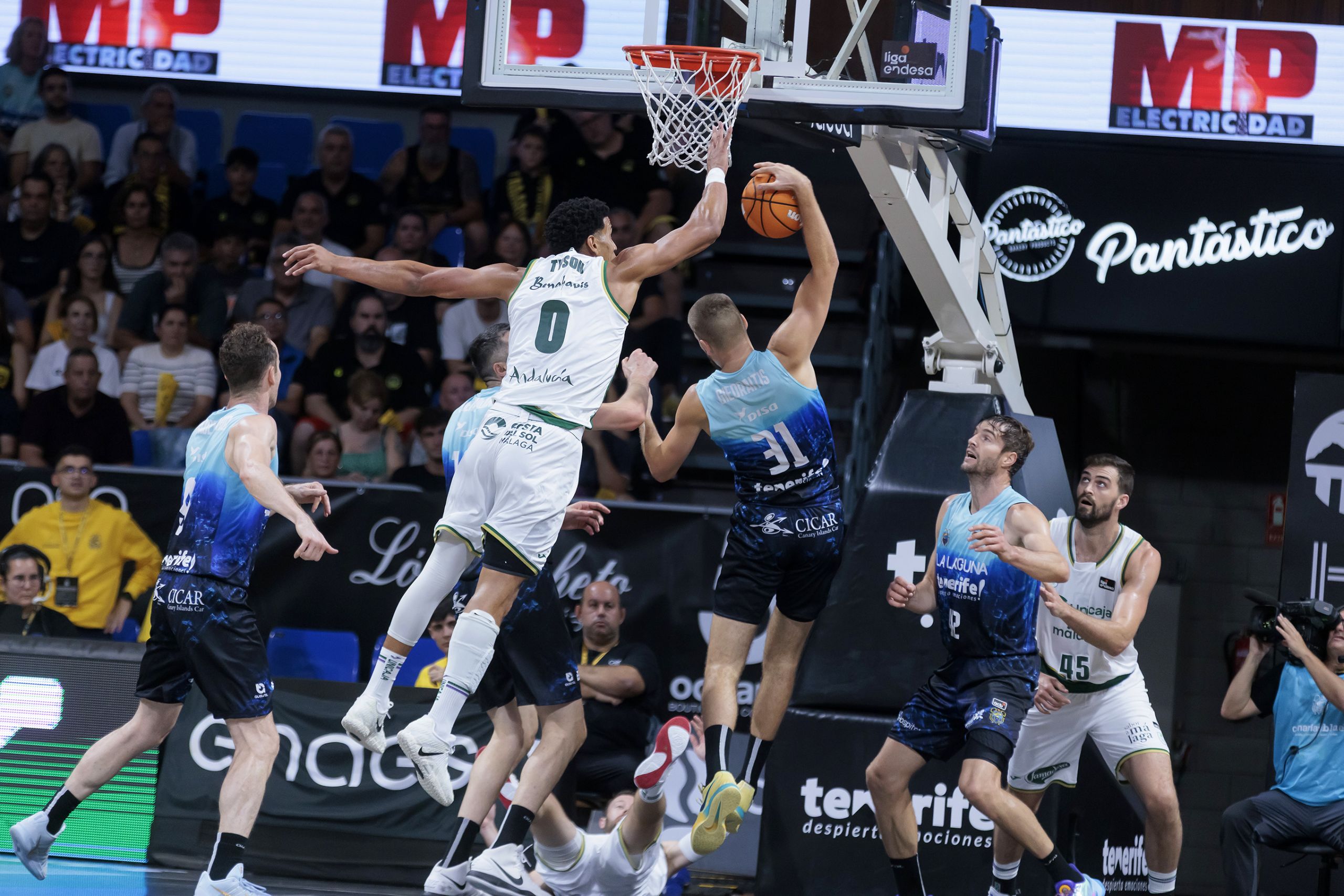 Imagen del partido. (EMILIO COBOS - ACB PHOTO)