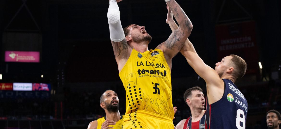 Fran Guerra en el Buesa Arena (ACB Media / Ekaitz Otxoa)