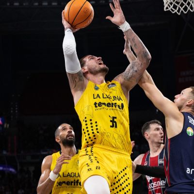Fran Guerra en el Buesa Arena (ACB Media / Ekaitz Otxoa)