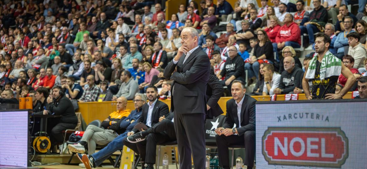 Vidorreta durante el Girona- La Laguna Tenerife. (acb Photo - Sergi Gerones)