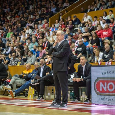 Vidorreta durante el Girona- La Laguna Tenerife. (acb Photo - Sergi Gerones)