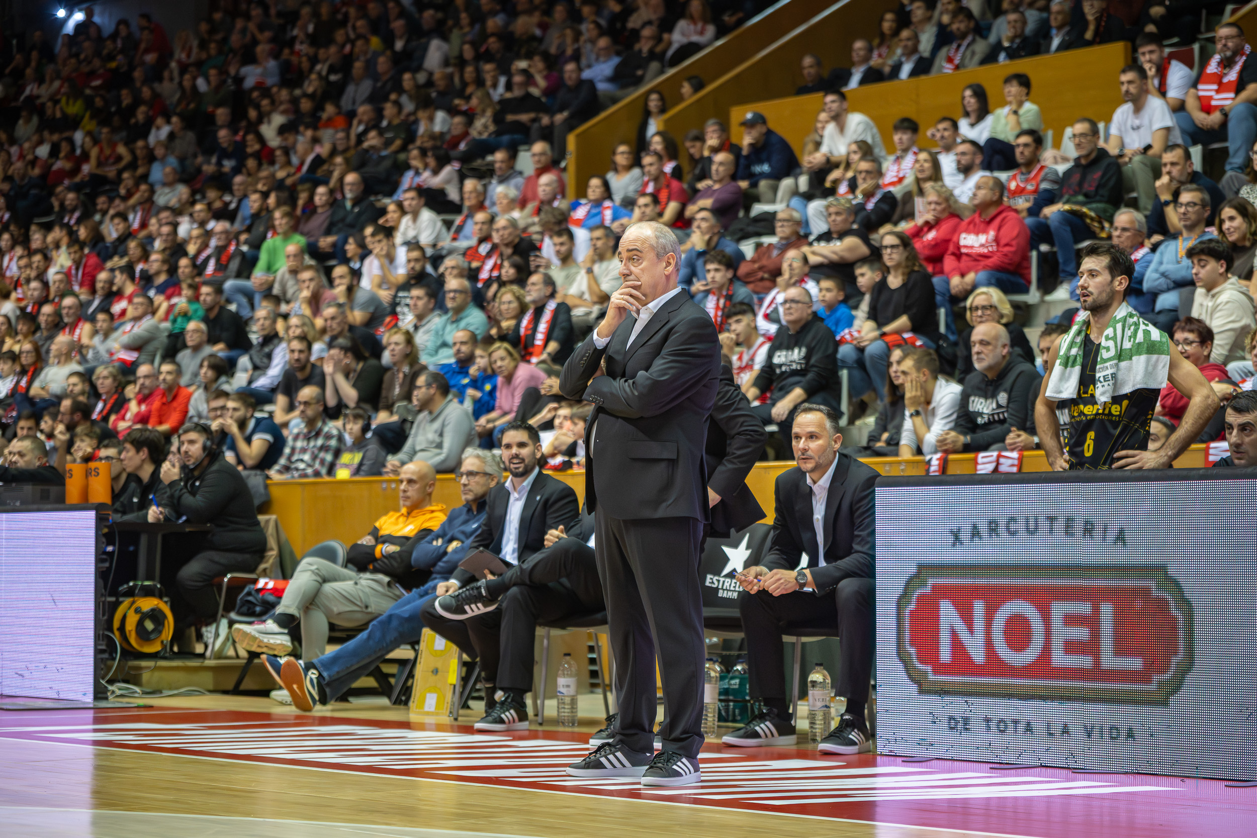 Vidorreta durante el Girona- La Laguna Tenerife. (acb Photo - Sergi Gerones)