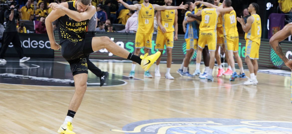 Giedraitis lamentando la derrota aurinegra (ACB Media)
