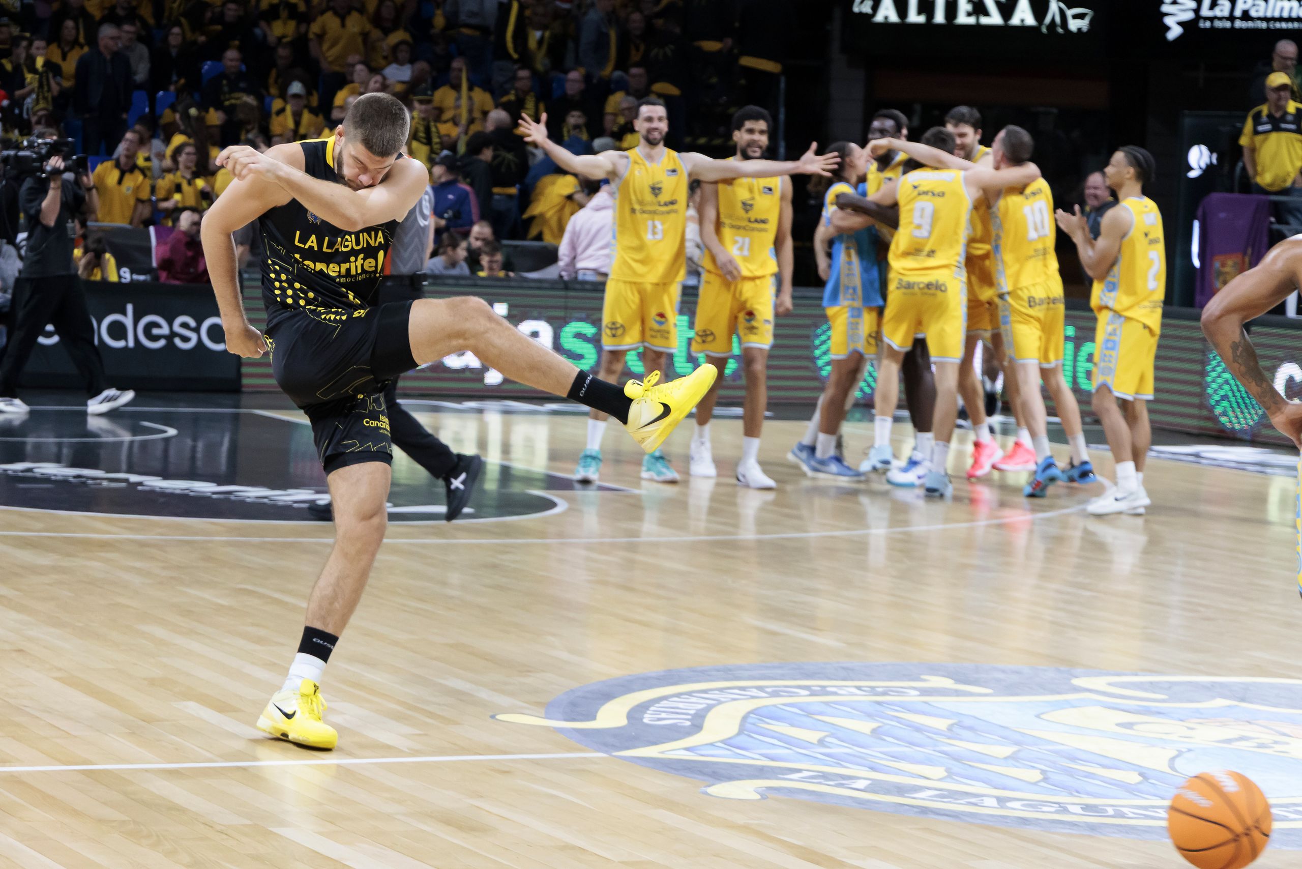 Giedraitis lamentando la derrota aurinegra (ACB Media)