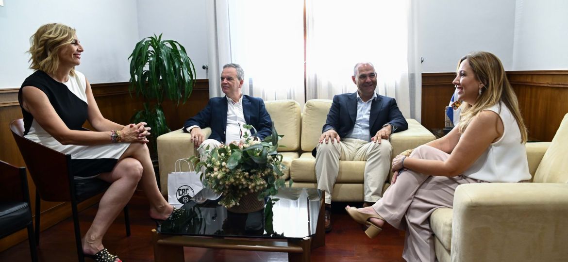 Un momento de la recepción. (CABILDO TENERIFE)