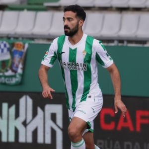 Rubén Alves con la elástica blanquiverde (@CordobaCF_ofi)