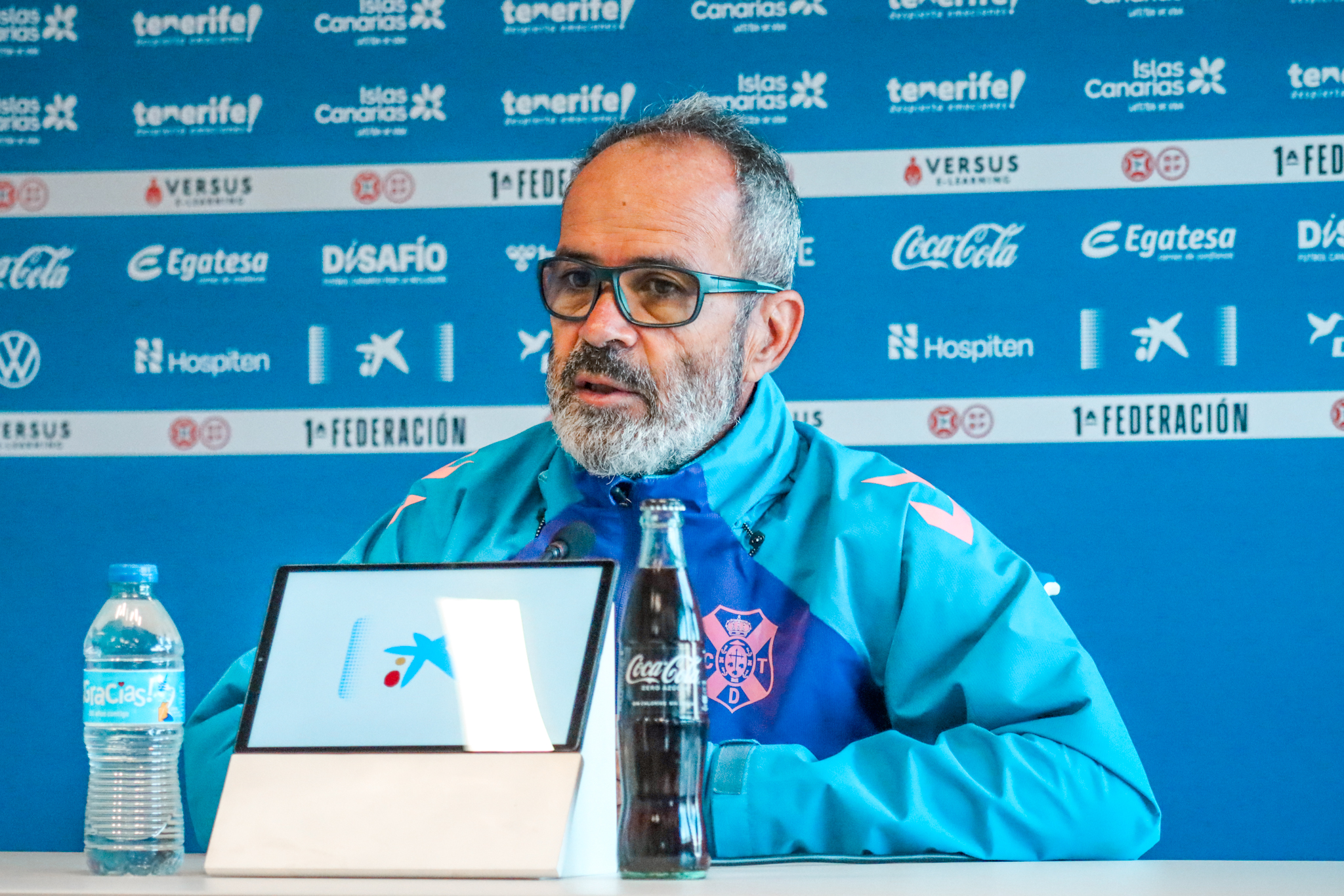 Rueda de prensa de Álvaro Cervera (CD Tenerife)