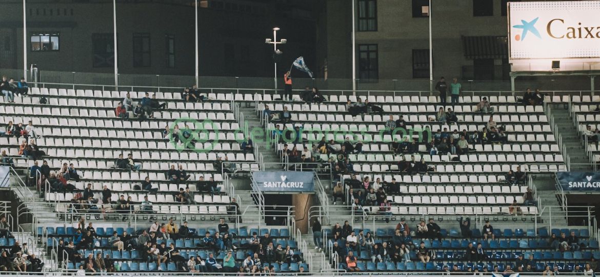 Gradas del Heliodoro frente al Alavés la pasada temporada. (DEPORPRESS)