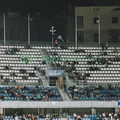 Gradas del Heliodoro frente al Alavés la pasada temporada. (DEPORPRESS)