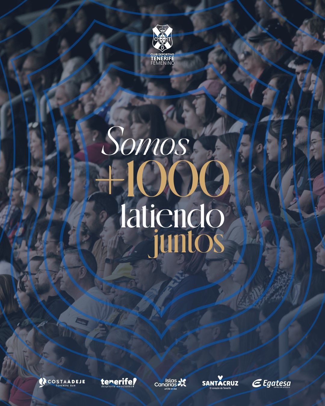 Millar de fieles para las blanquiazules (CD Tenerife Femenino)