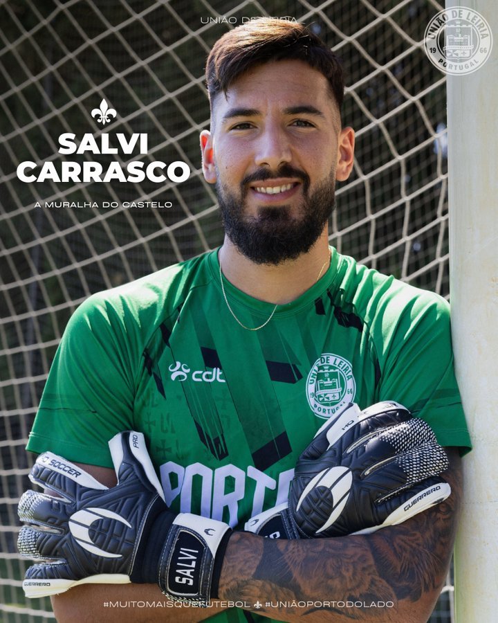 Salvi Carrasco con sus nuevos colores (@uniaodeleiria)
