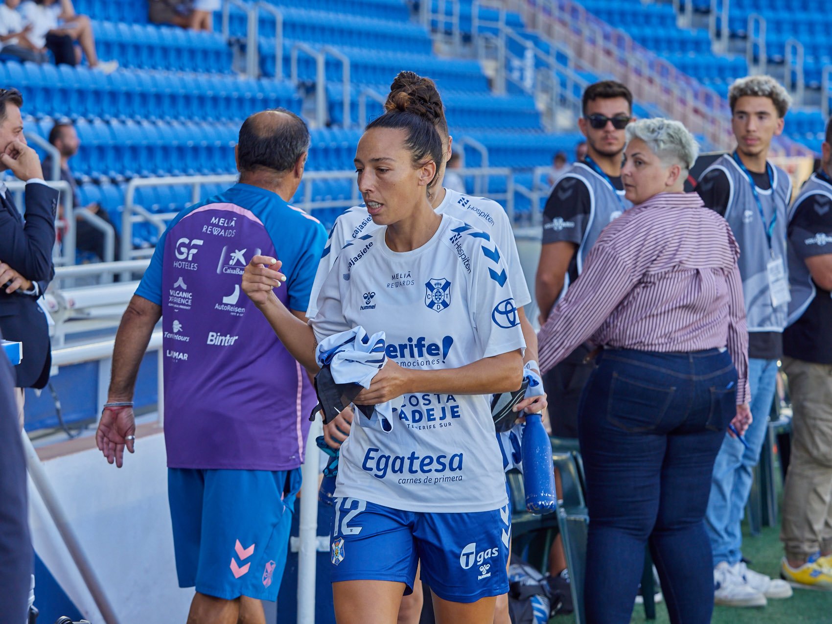 Sandra Castelló en el Heliodoro (CD Tenerife Femenino)