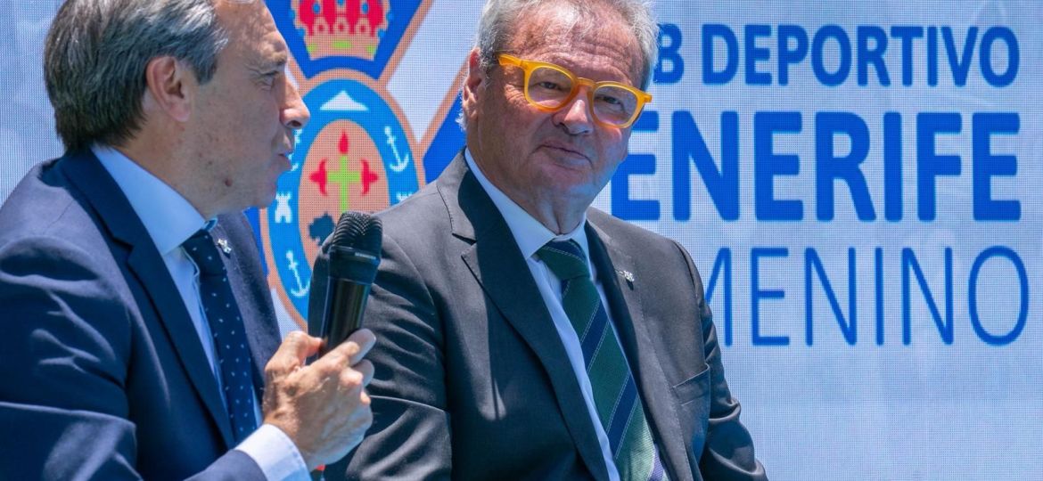 Sergio Batista y Felipe Miñambres (CD Tenerife Femenino)