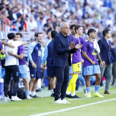 Sergio Pellicer en la banda de La Rosaleda (@MalagaCF)