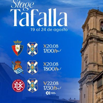 Amistosos en el stage en Navarra (CD Tenerife)