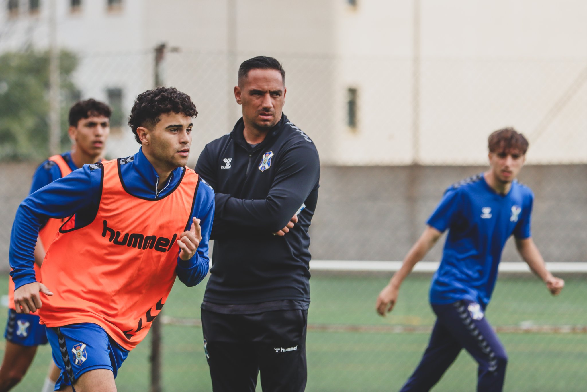 Suso en un entrenamiento del juvenil (CD TENERIFE)
