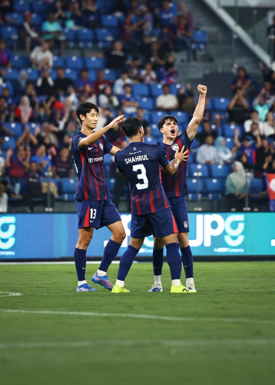 Teto celebra uno de sus goles (OFFICIALJOHOR).