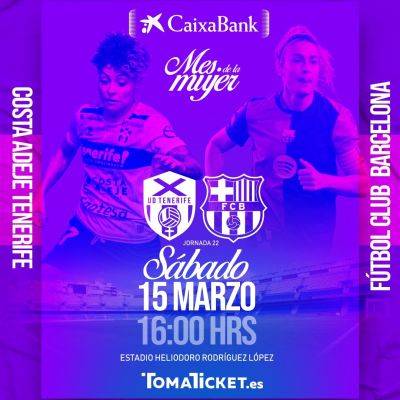 Cartel del partido de la Liga F (CEDIDA)