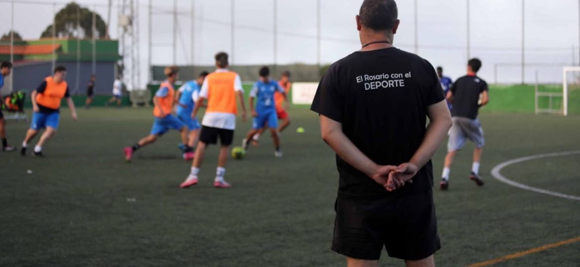 Un entrenamiento de El Rosario (AYUNTAMIENTO EL ROSARIO)