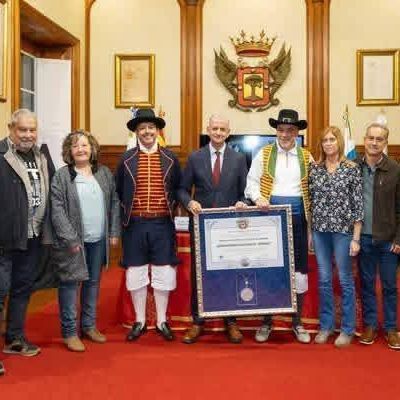 Un momento del acto (LA OROTAVA)
