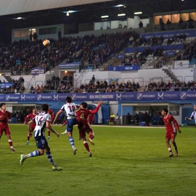 Una acción del Avilés- Tenerife (REAL AVILÉS)