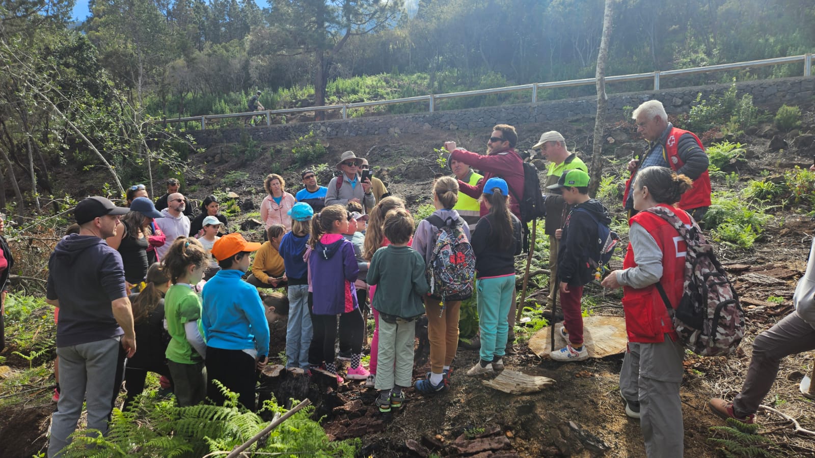 Una imagen del desarrollo de las actividades (LA OROTAVA)