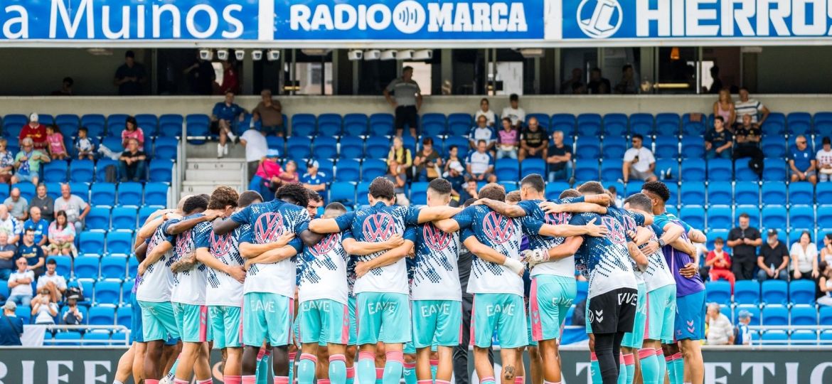 Unión antes de la brega (CD Tenerife)