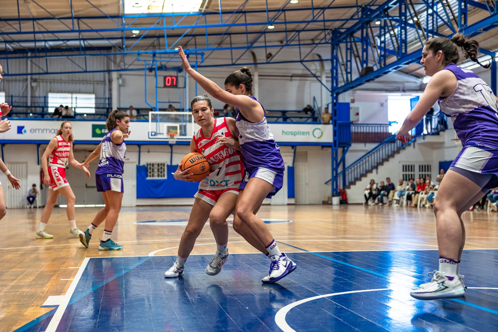 Un partido del Náutico Tenerife ULL. (RCNT)