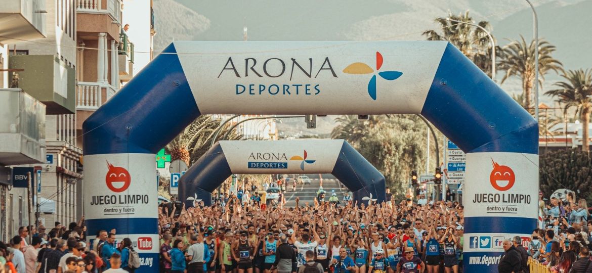 Una edición pasada del Medio Maratón de Las Galletas (CEDIDA)