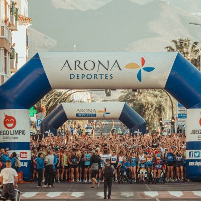 Una edición pasada del Medio Maratón de Las Galletas (CEDIDA)